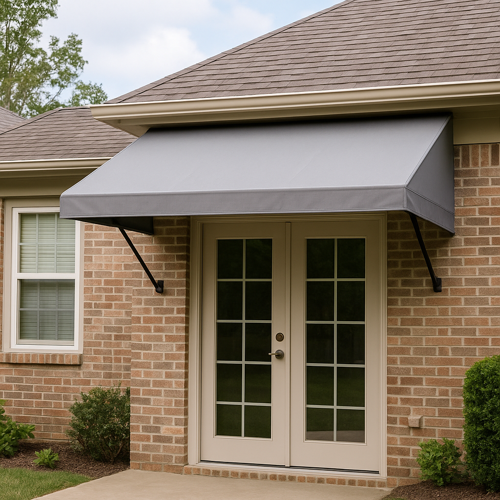Red Statement Awning
